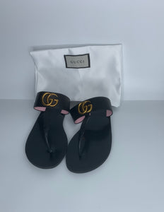 Gucci Leather Thong Sandal