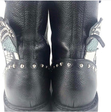 Load image into Gallery viewer, Fendi black moto boot