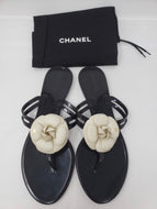 Chanel Rubber Slides